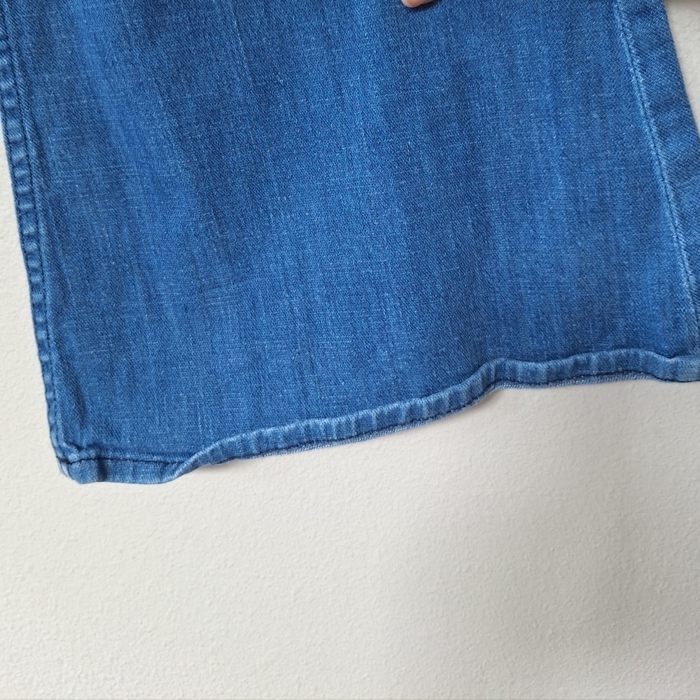 Y2K True Religion Womens Mid Rise Slim Thigh Flare Jeans Size 31x35 - Picture 7 of 10